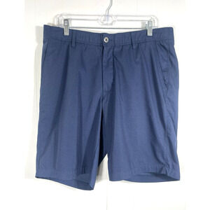 Under Armour Matchplay Novelty Shorts Navy Blue Golf Heatgear Stretch Size 36